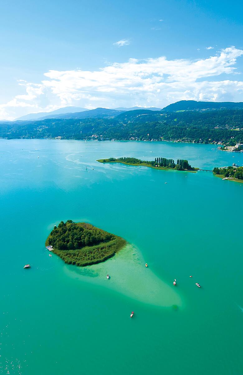 Wörthersee mit seinen wunderbaren Blautönen