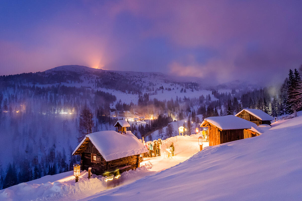 Katschberg_Adventweg bei Nacht
