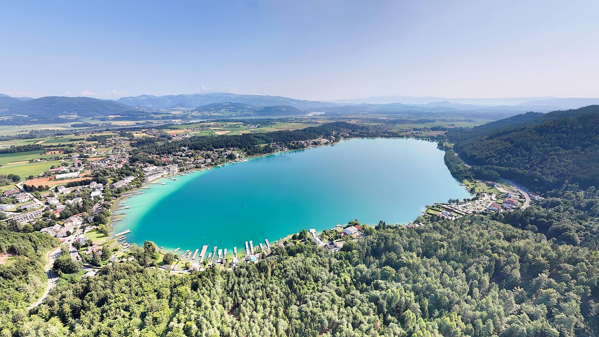 Blick auf den Klopeiner See