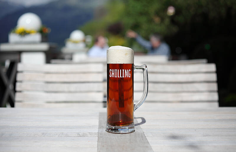Shilling Bier Gartenrast  