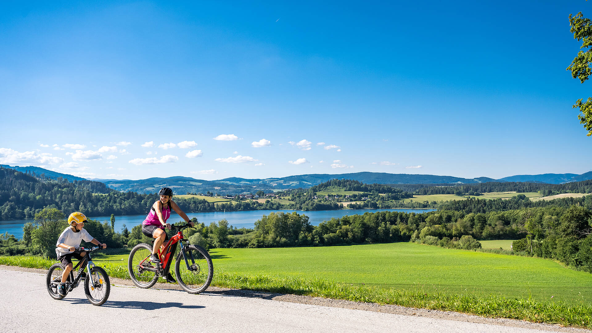 Radfahren am Längsee