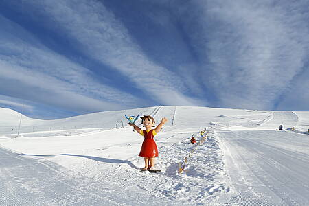 Heidi´s Schneealm am Falkert. 