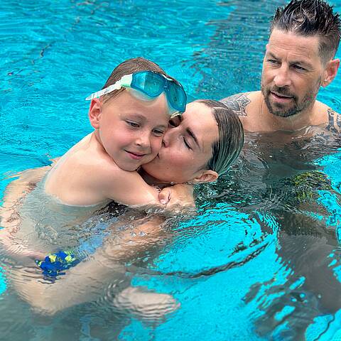 Kaernten Therme Familienspass im Wasser