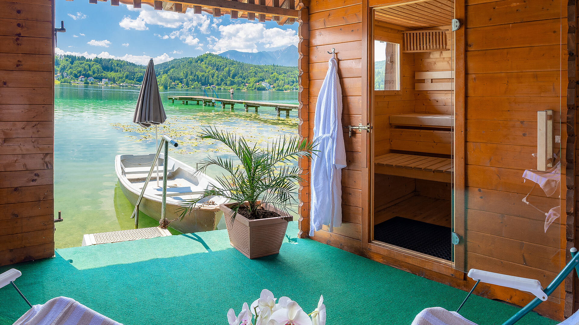 Hotel Orchidee am Klopeiner See mit Seesauna  