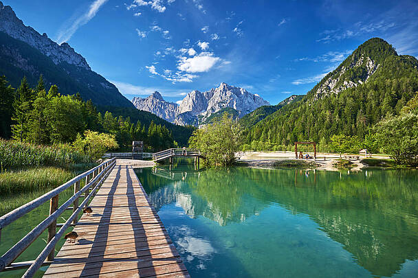 Alpe-Adria-Trail Jezero Jasna Tomo Jesenicnik  