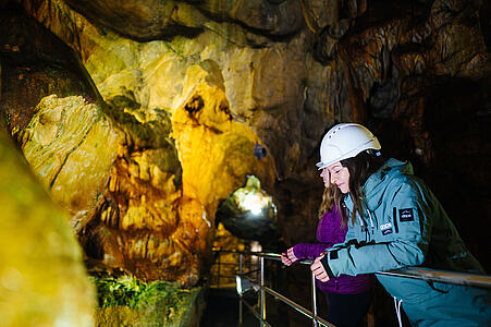 Tropfsteinhöhle in Griffen