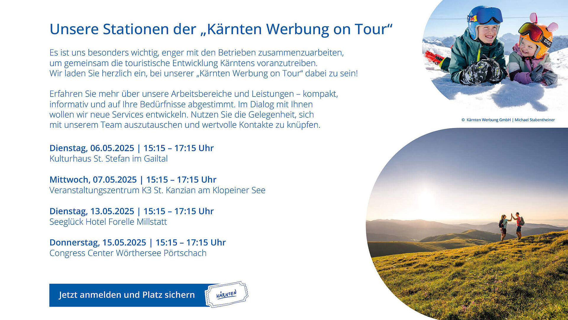 Einladung Roadshow Kärnten Werbung