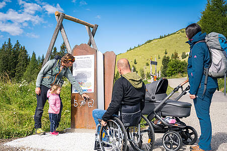 Geolehrpfad am Dobratsch auf 1.700 m Seehöhe