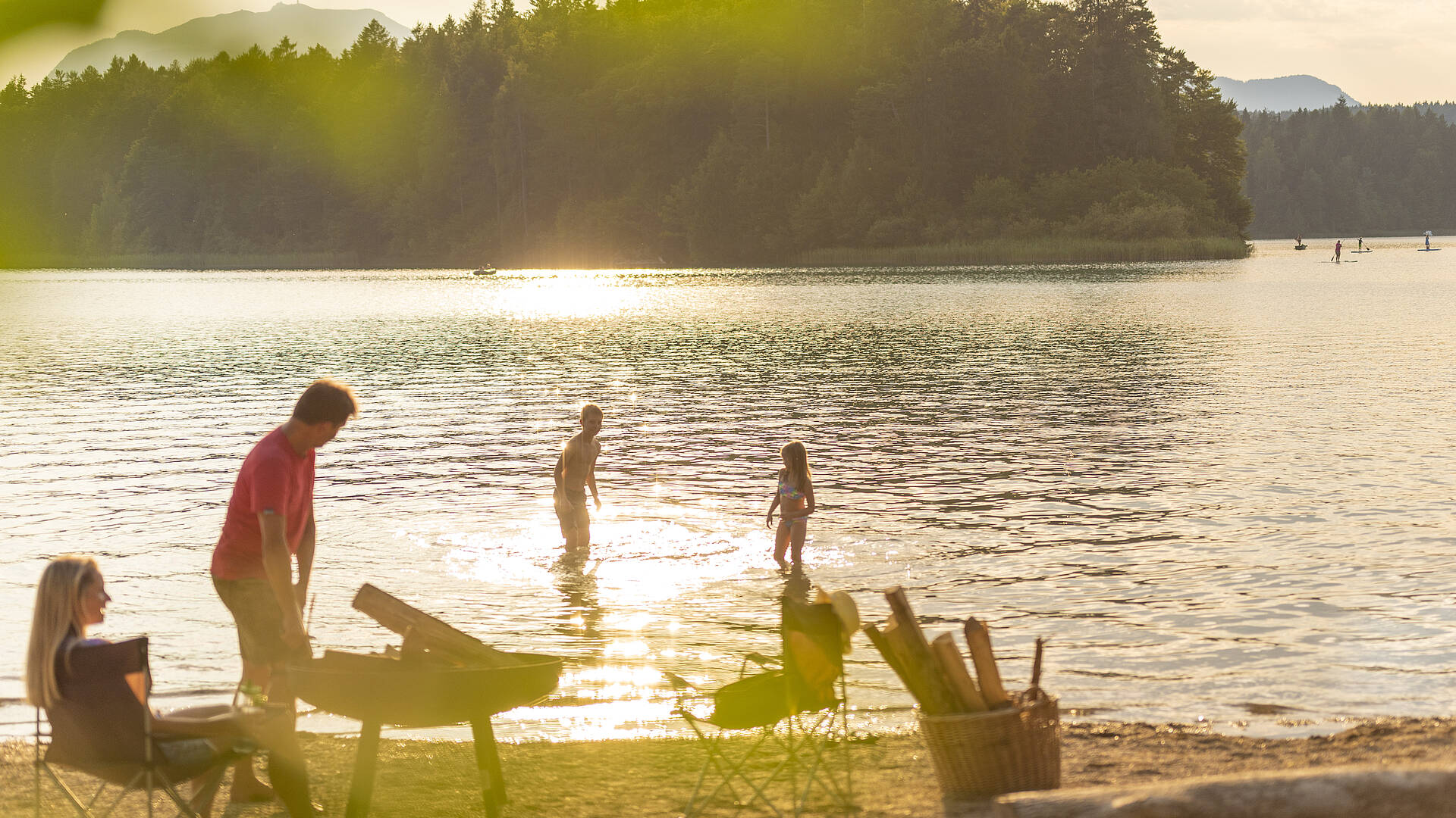 Camping am Faaker See mit der Familie
