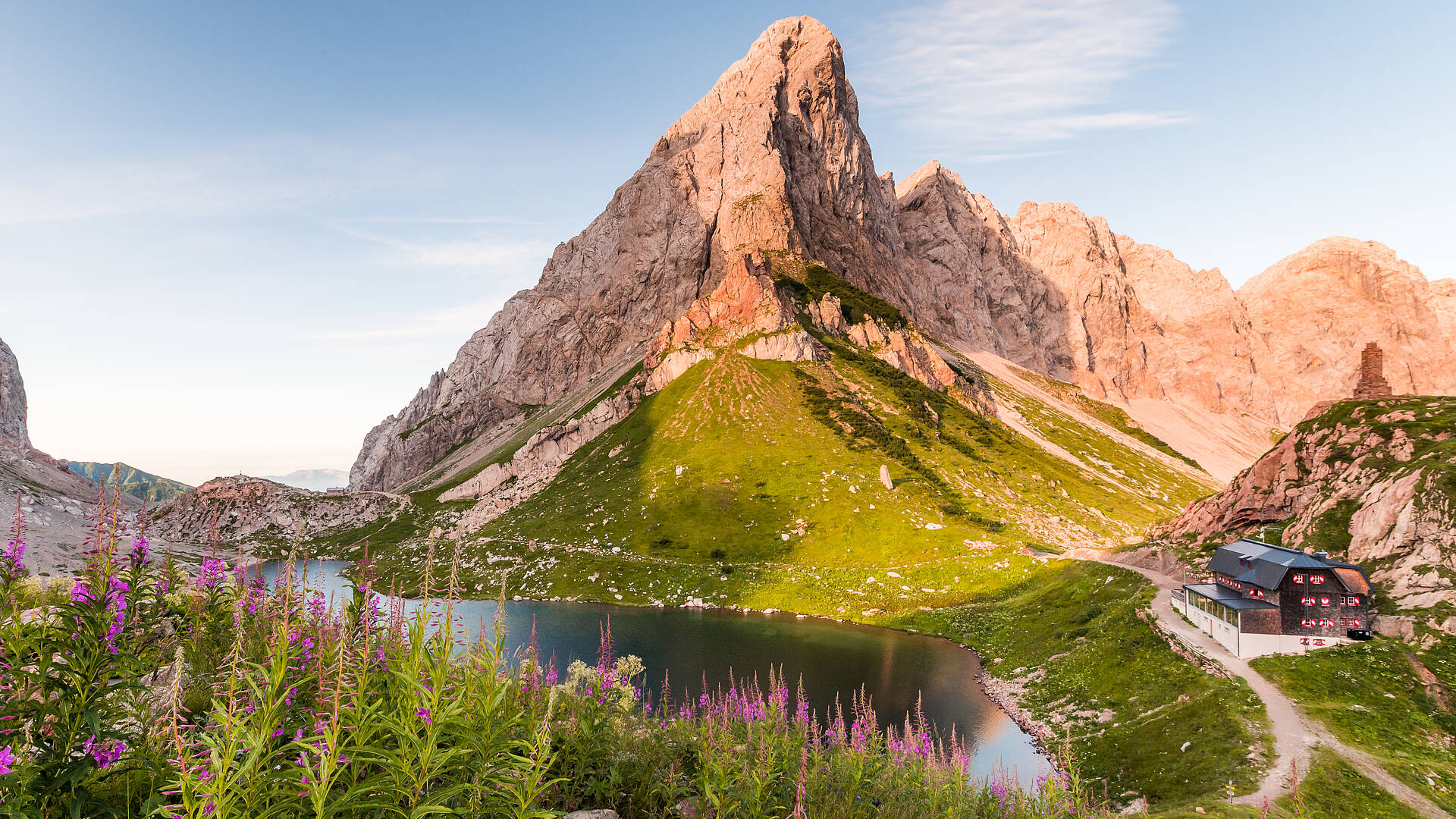 Wolayersee mit Wolayerseehuette