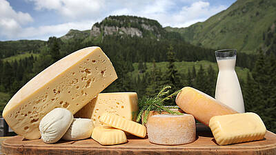 Gailtaler Käse auf der Rattendorfer Alm